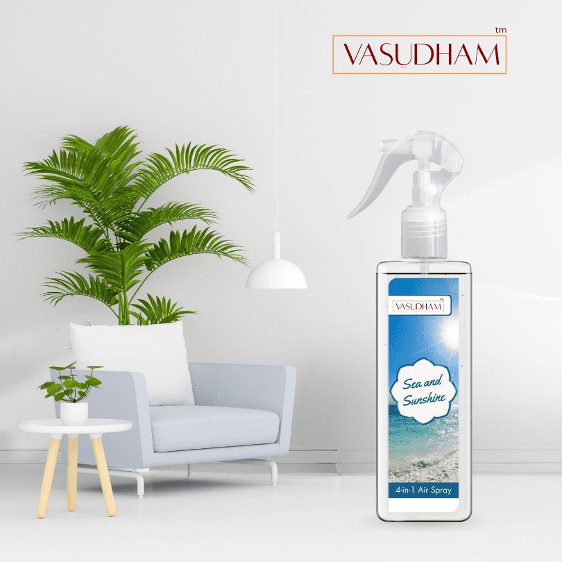 Sea and Sunshine Air Spray for Reducing Stress levels & Relaxing | Room Freshener and Fabric/ Linen Spray - 200 ML