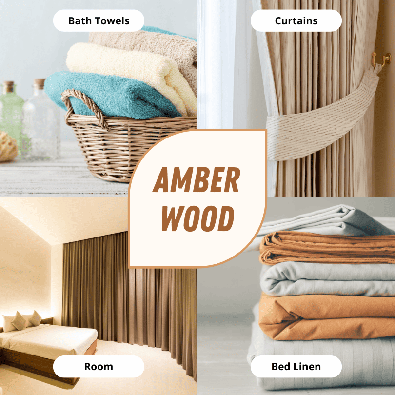 Amber Wood Air Spray for Mood Comfort and Deep Sensuality | Room Freshener and Fabric/ Linen Spray - 200 ML