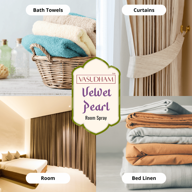 Velvet Pearl Intense Fragrance Air Freshener Mist Spray | Long Lasting Room Freshener and Pillow Spray - 200 ML