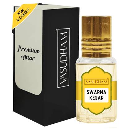 Vasudham swarna kesar attar roll on