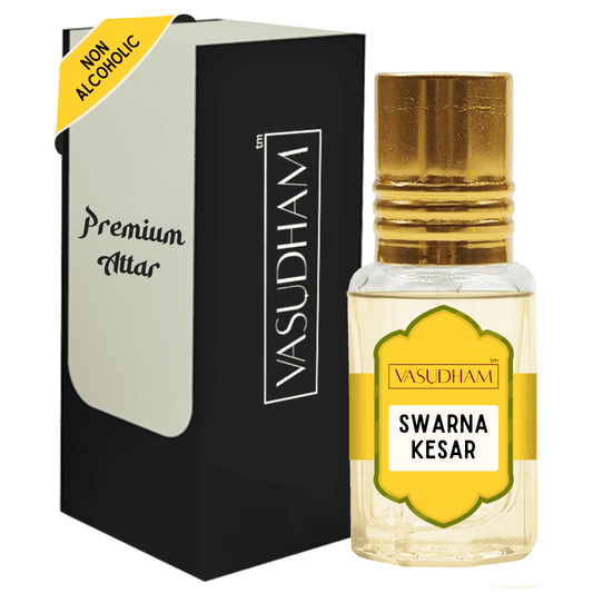 Vasudham swarna kesar attar roll on