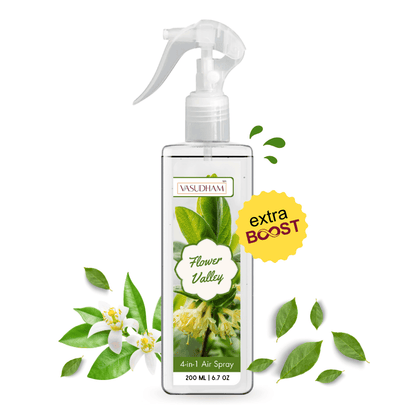 Flower Valley Air Spray for Mood Comfort and Deep Sensuality | Room Freshener and Fabric/ Linen Spray - 200 ML