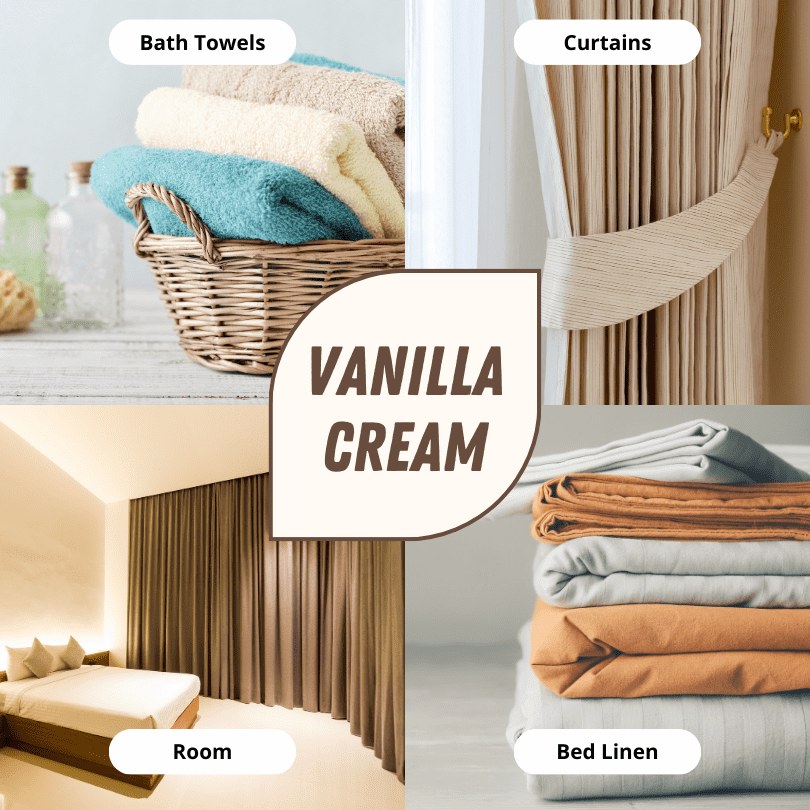 Vanilla Cream Air Spray for Therapeutic Relaxing and Calming Vibes | Room Freshener and Fabric/ Linen Spray - 200 ML