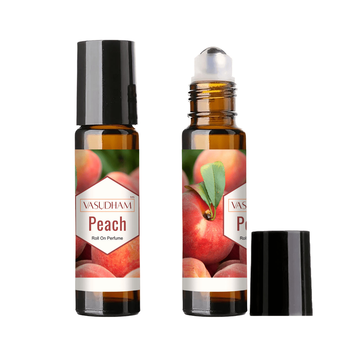 Vasudham peach fruit roll on perfume