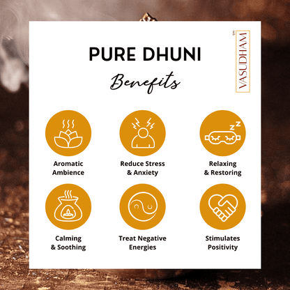 Premium Shudhi Dhuna Powder with Loban and Guggul Dhuni for Air Purification & Puja