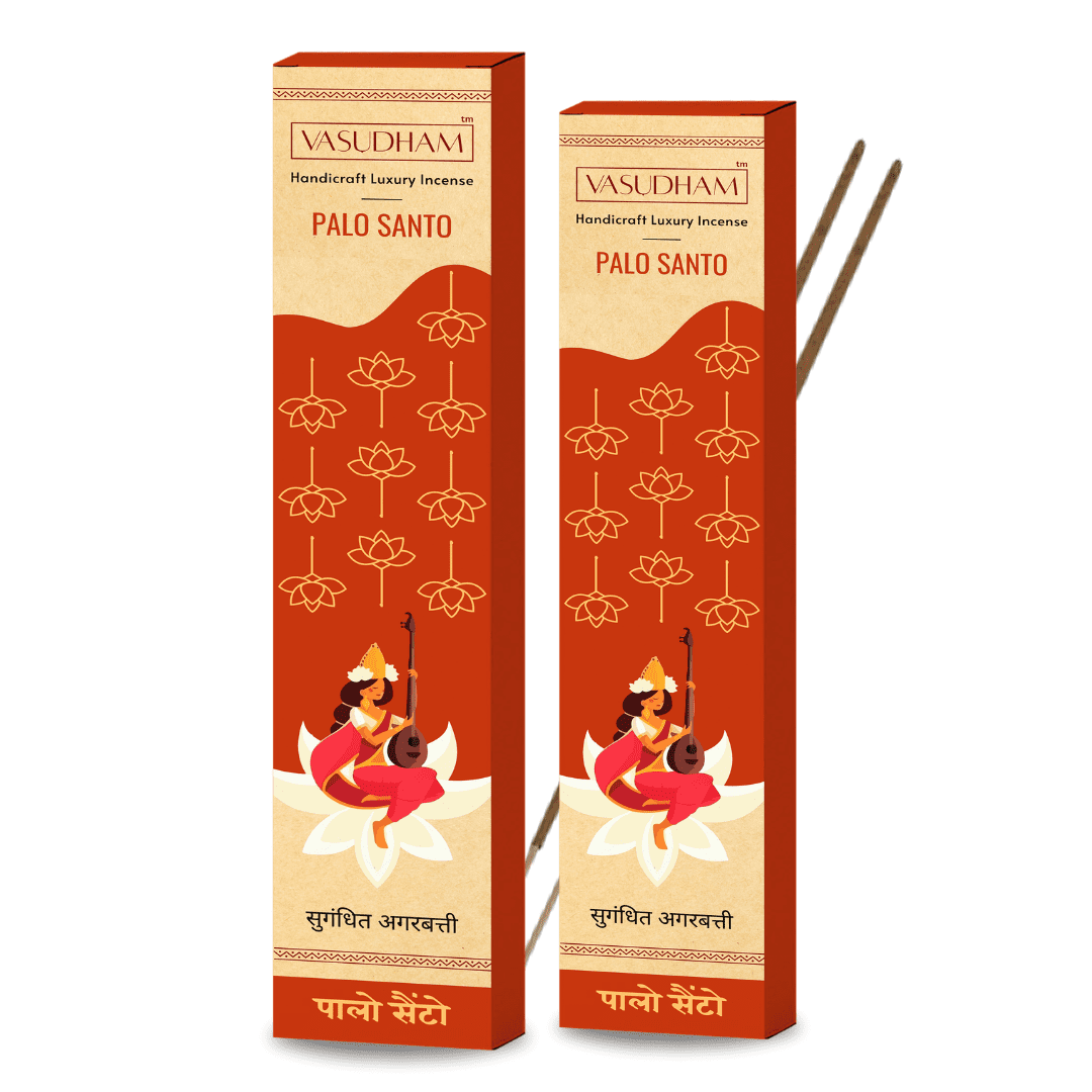 Natural Palo Santo Incense Sticks Premium Agarbatti 100% Pure Ayurvedic - 30 Sticks