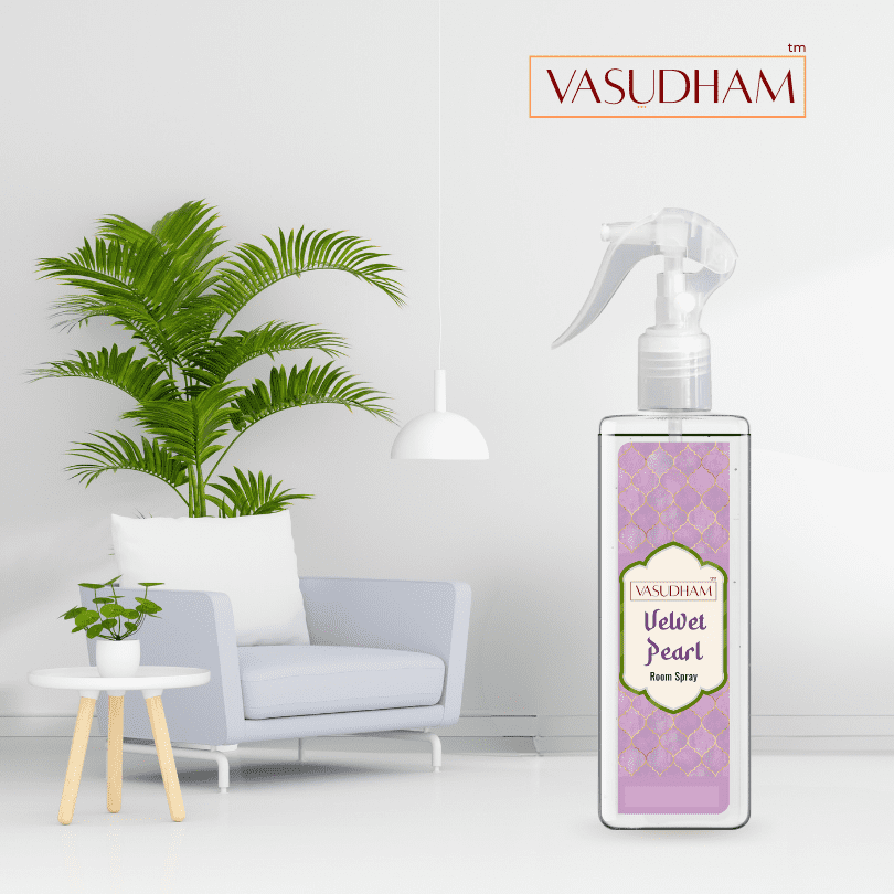Velvet Pearl Intense Fragrance Air Freshener Mist Spray | Long Lasting Room Freshener and Pillow Spray - 200 ML