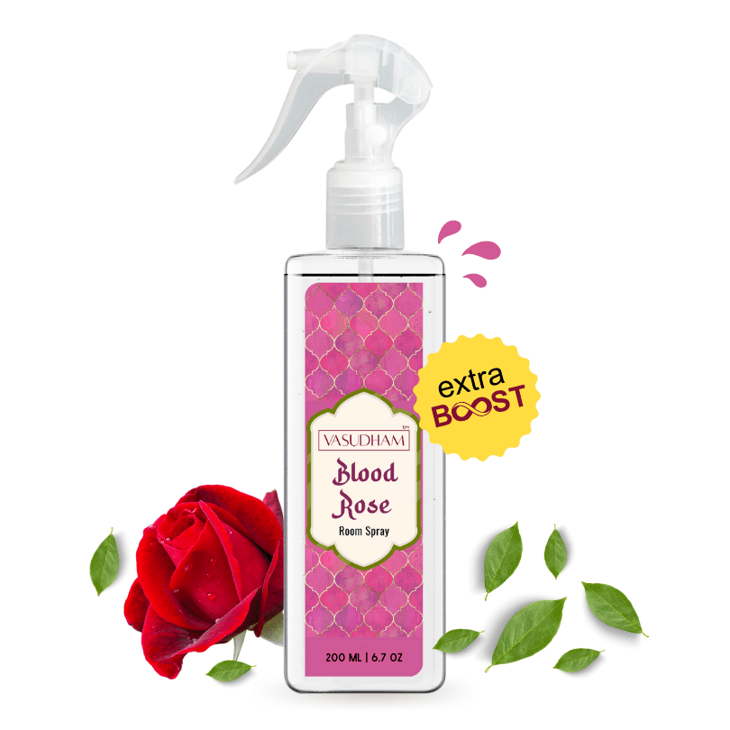 Blood Rose Intense Fragrance Air Freshener Mist Spray | Long Lasting Room Freshener and Pillow Spray - 200 ML