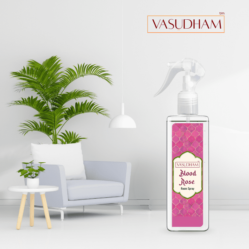 Blood Rose Intense Fragrance Air Freshener Mist Spray | Long Lasting Room Freshener and Pillow Spray - 200 ML