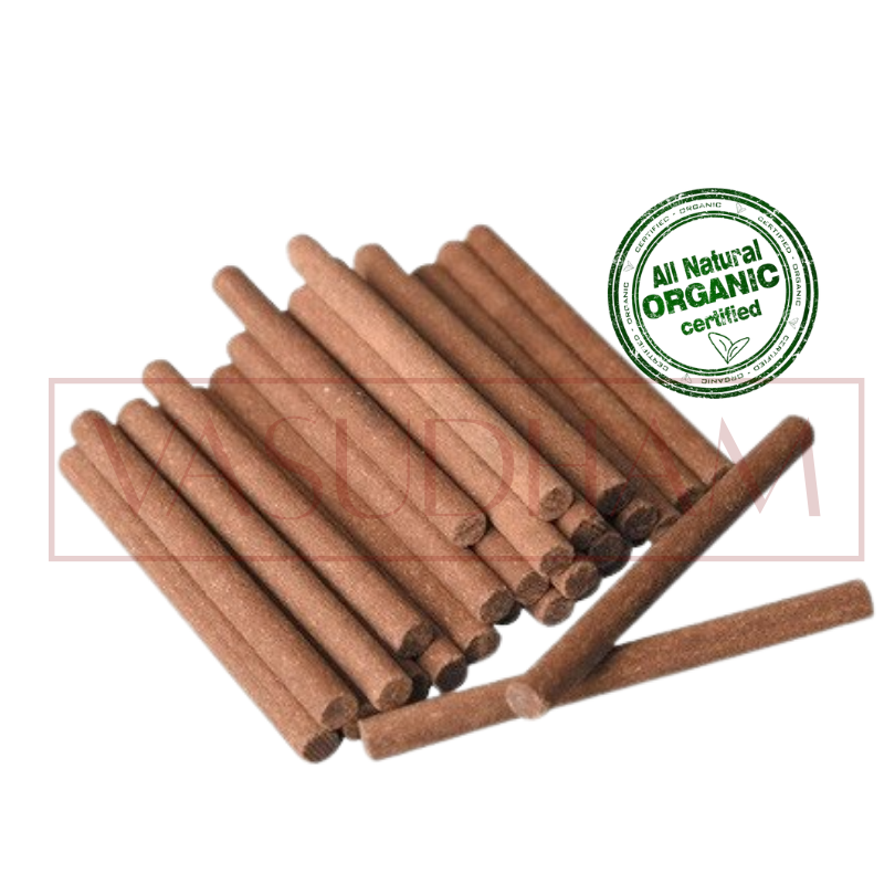 Handicraft Oudh Natural Incense Organic Dhoop Sticks Bambooless Agarbatti - 60 Gm