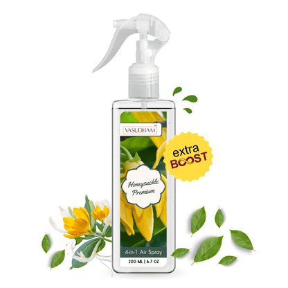 Honeysuckle Air Spray for Mood Comfort and Deep Sensuality | Room Freshener and Fabric/ Linen Spray - 200 ML