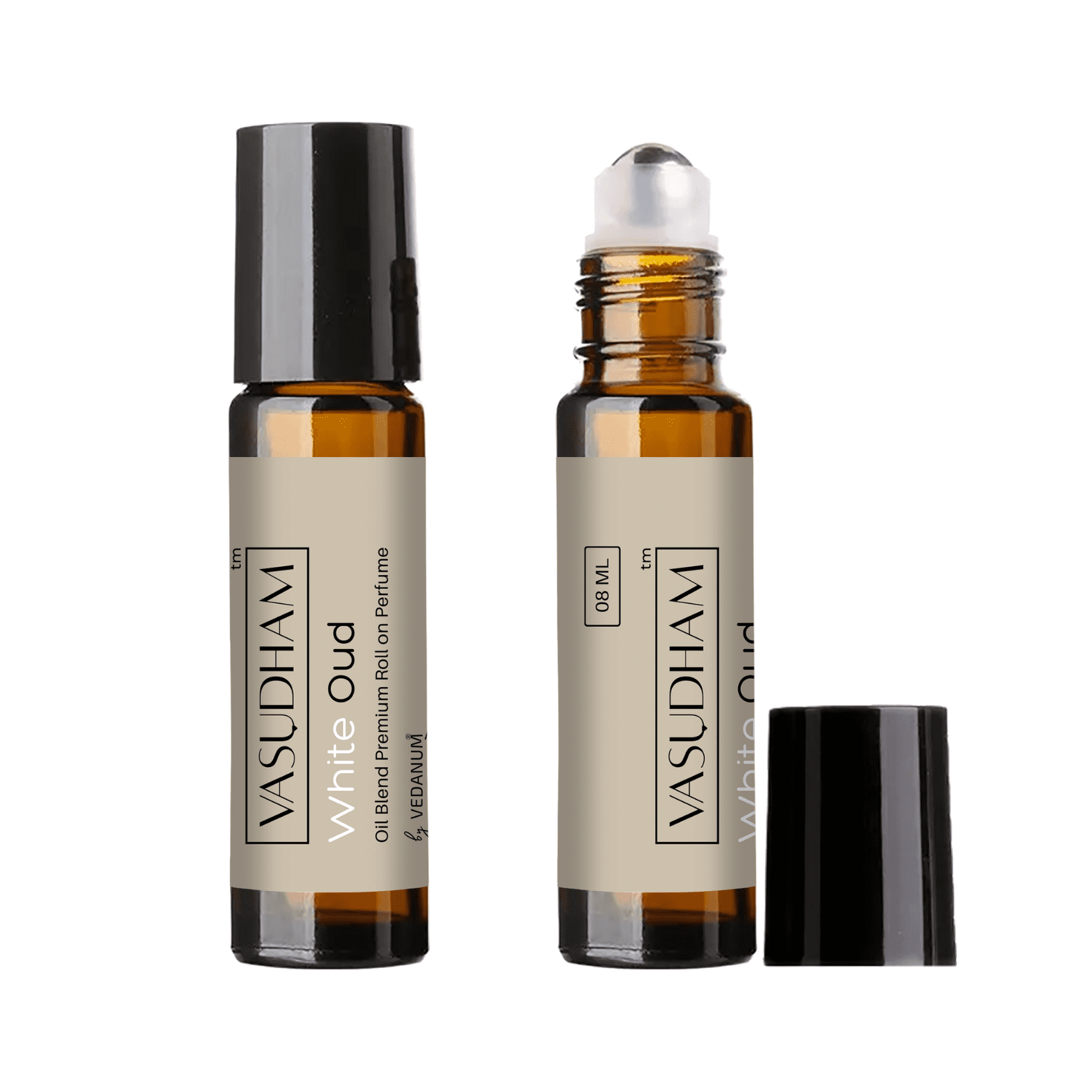 Vasudham white oud roll on perfume