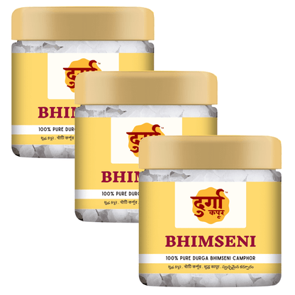 Durga Kapur by Vasudham 100% Organic Premium Bhimseni Camphor Pure Kapur A+ Grade Isoborneol Flakes