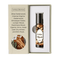 Box of Vasudham Cedar Musk Roll-On Perfume with Fragrance Notes