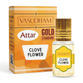 Yellow Box of Vasudham Clove Attar Roll-On