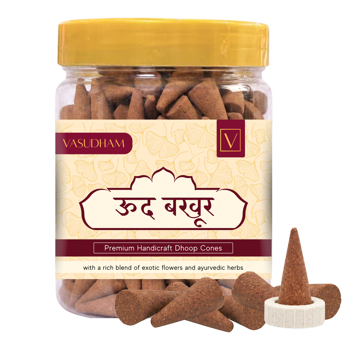 Vasudham oud bakhoor incense cones