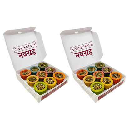 100% Natural and Organic Sambrani Cups for Navgrah Shanti | Premium Loban Cups with Guggul, Cow Dung and Ayurvedic Herbs