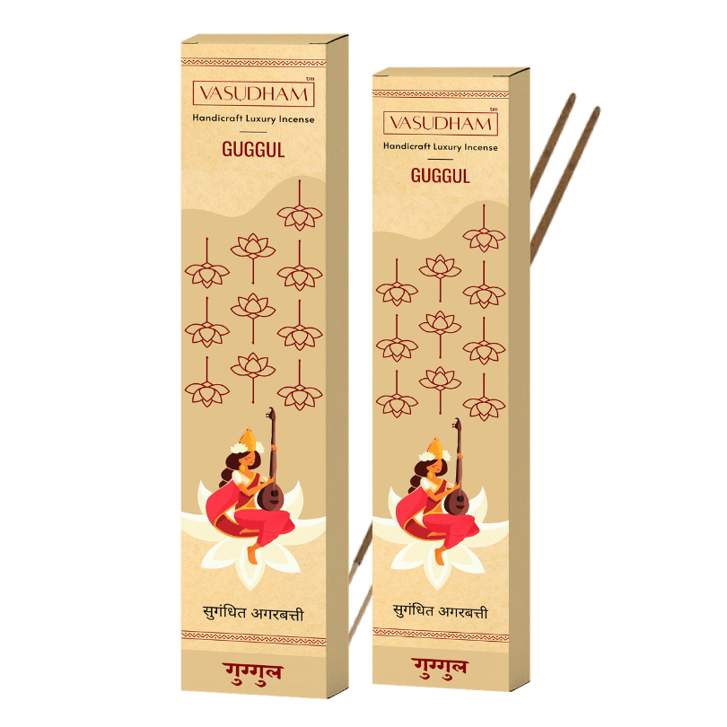 Two boxes of vasudham handicraft guggul incense sticks