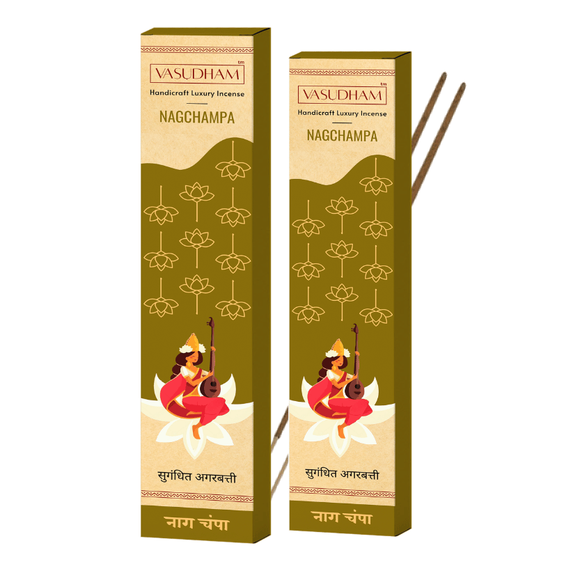 Two boxes of vasudham nagchampa incense sticks