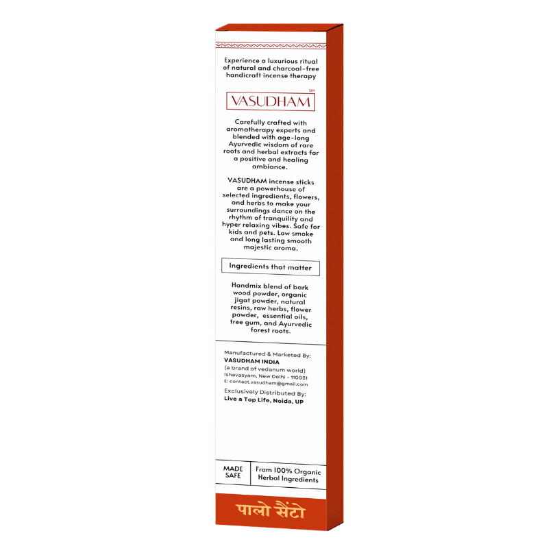Palo Santo Handicraft Incense Sticks | Charcoal Free Premium Agarbatti - Combo (60 Sticks)