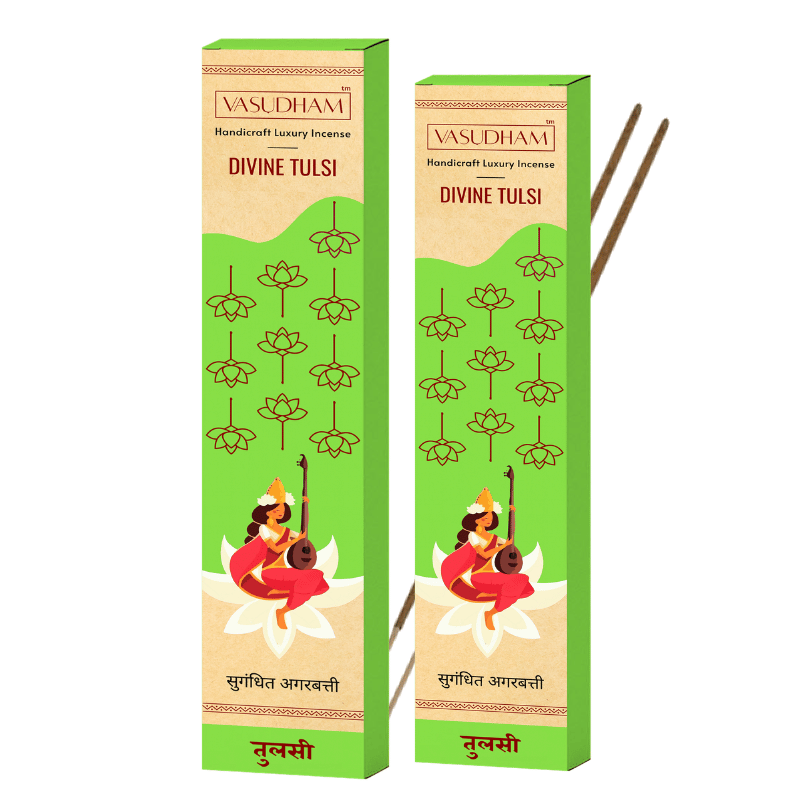 Two boxes of vasudham tulsi incense sticks